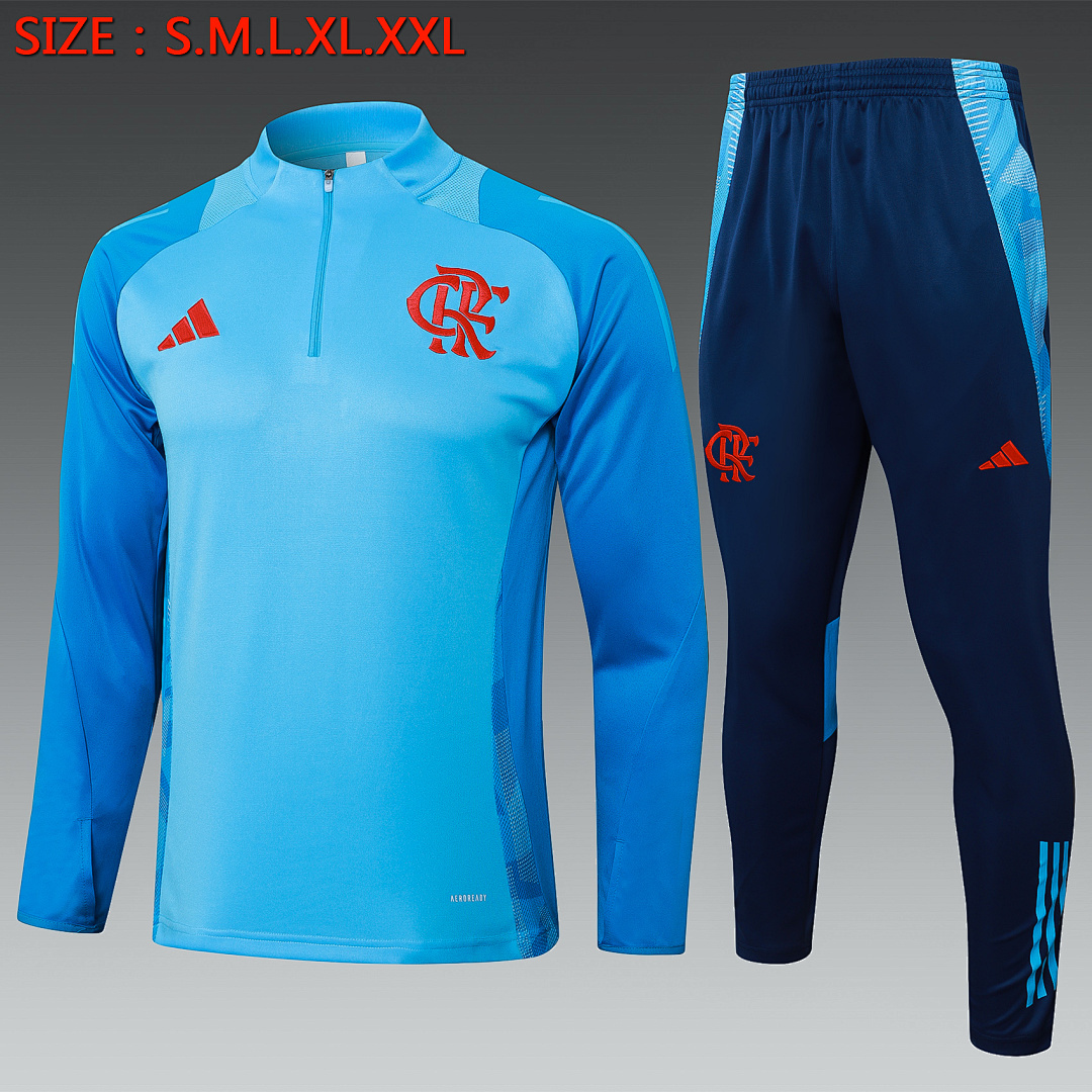 Fato de Treino Flamengo Manga Longa 2026/27 — Azul Claro 1
