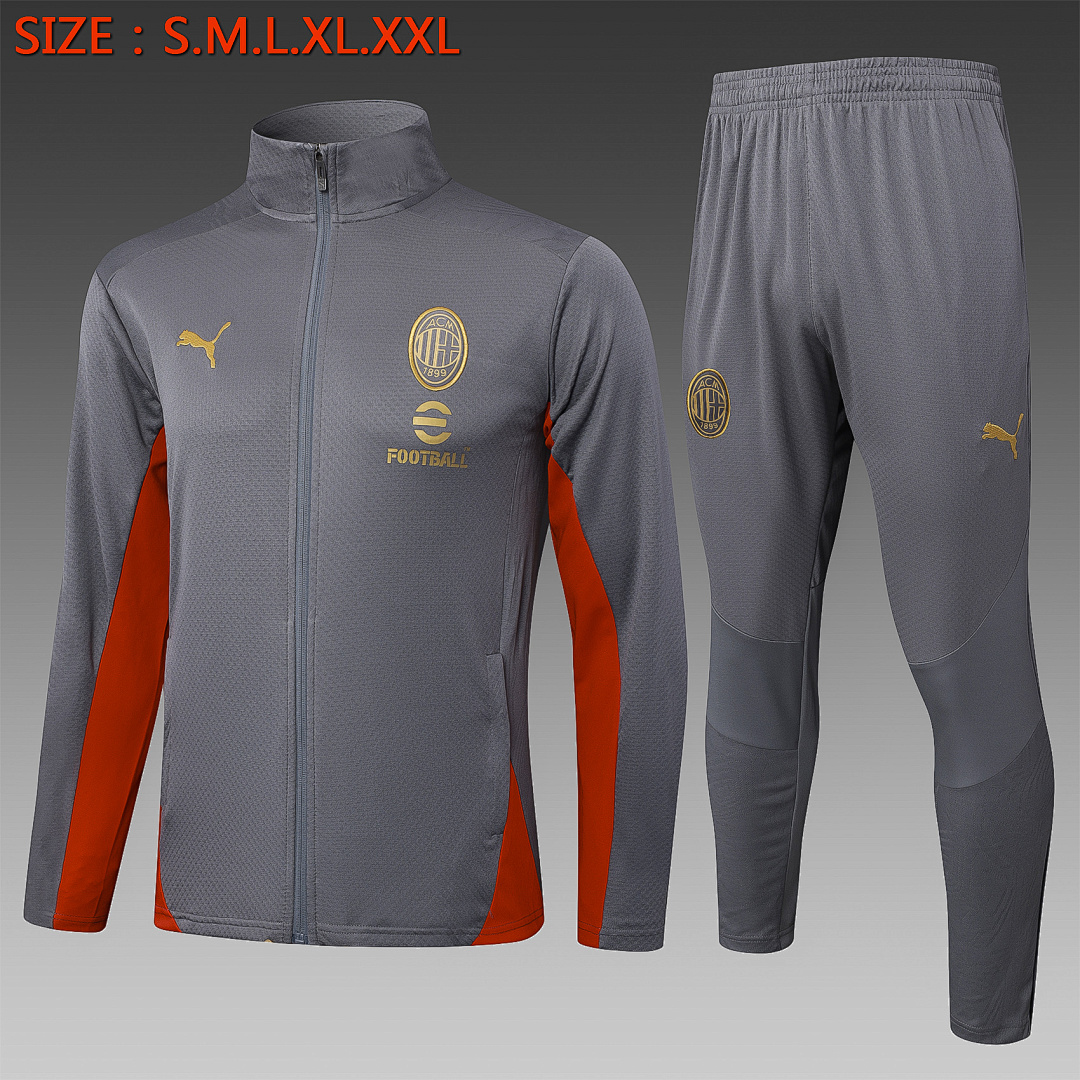 Casaco AC Milan 2026/27 — Cinza 1
