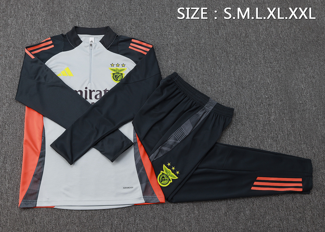Fato de Treino Benfica Manga Longa 2026/27 — Cinza 2