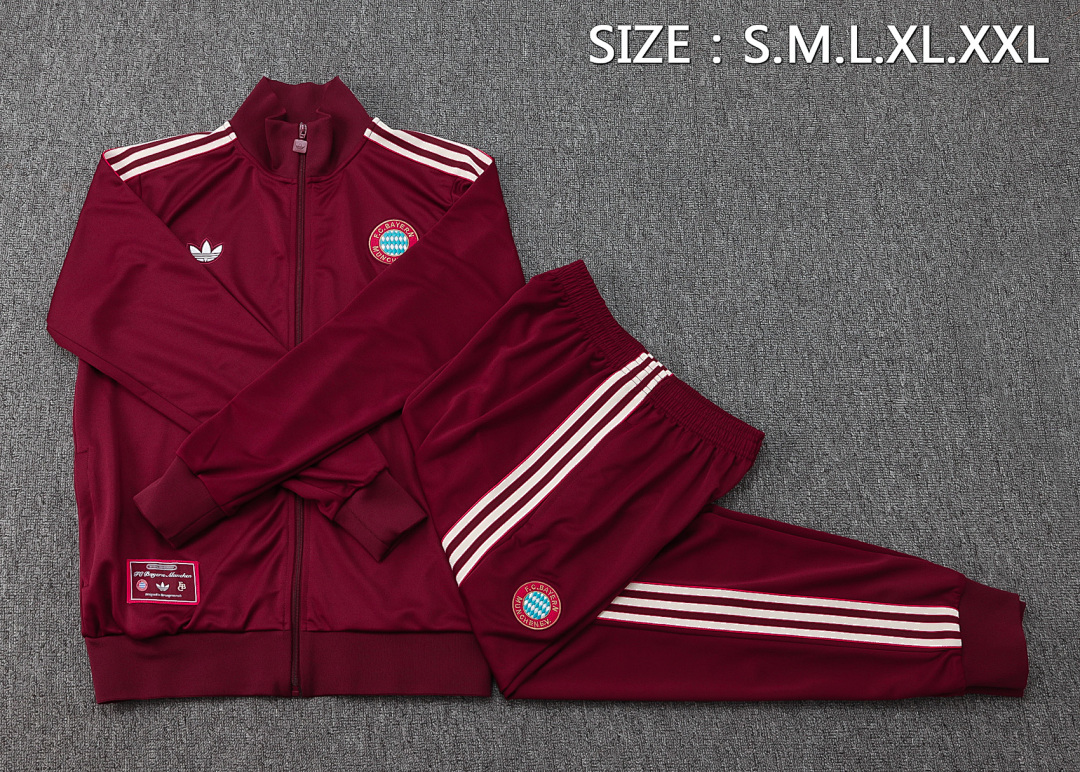 Casaco Bayern Munich 2026/27 — Bordô 2
