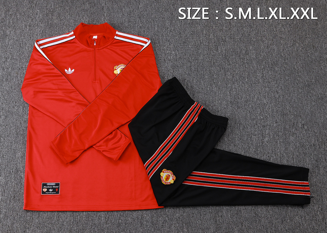 Fato de Treino Manchester United Manga Longa 2026/27 — Vermelho 2