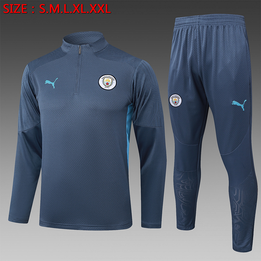 Fato de Treino Manchester City Manga Longa 2026/27 — Cinza 1