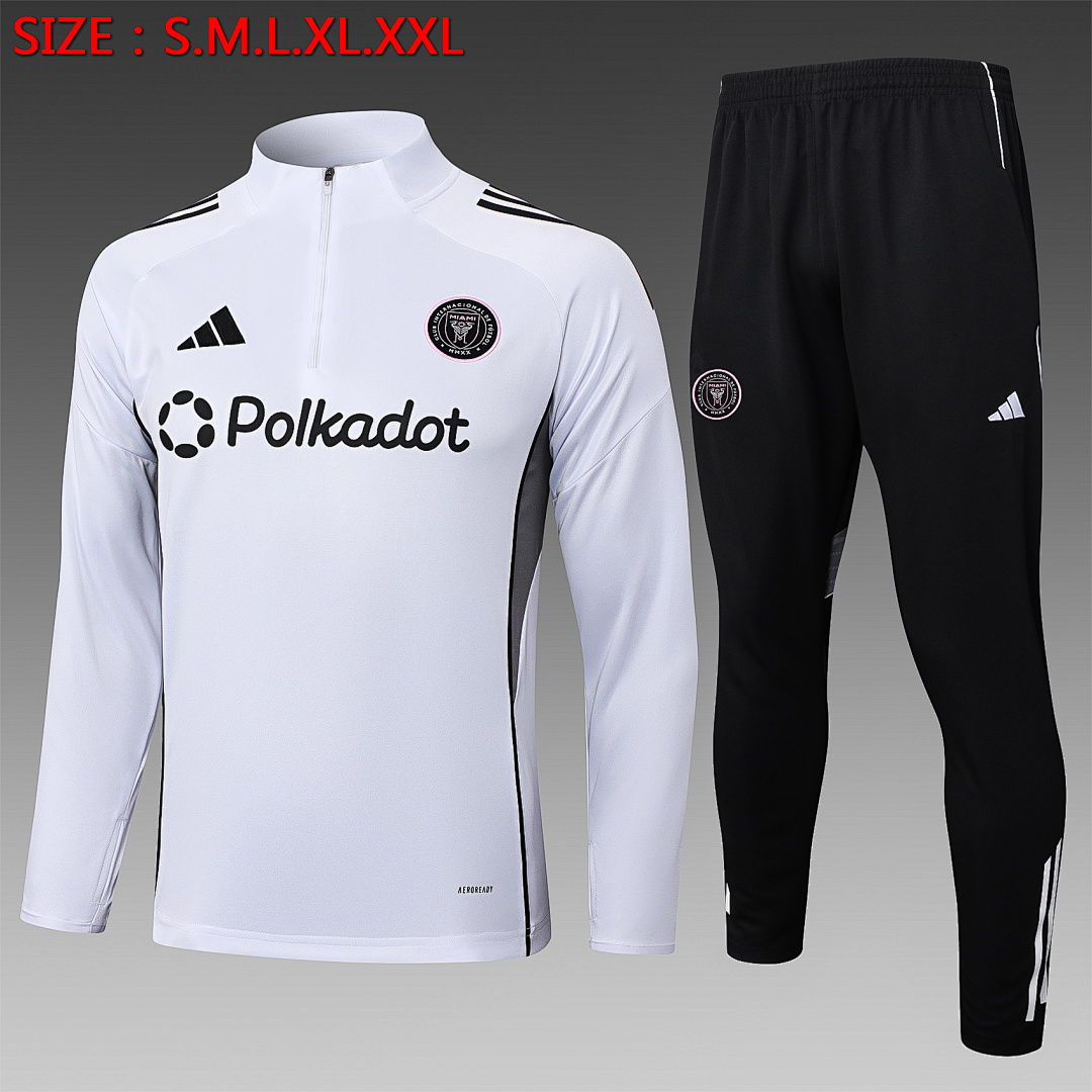 Fato de Treino Inter Miami Manga Longa 2026/27 — Branco 1