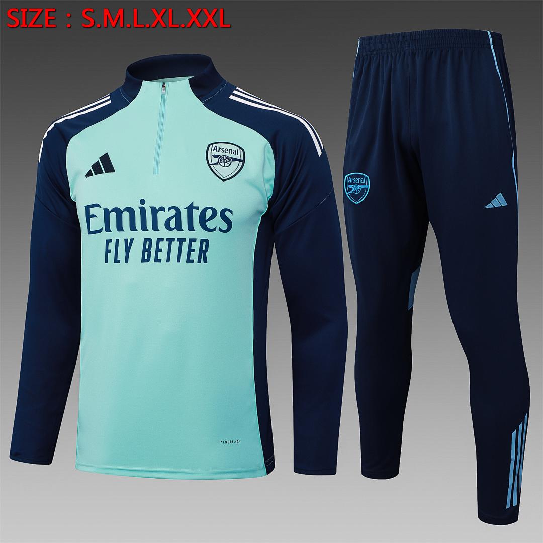Fato de Treino Arsenal Manga Longa 2026/27 — Verde Claro 1