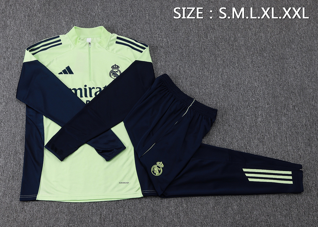 Fato de Treino Real Madrid Manga Longa 2026/27 — Verde Claro 2