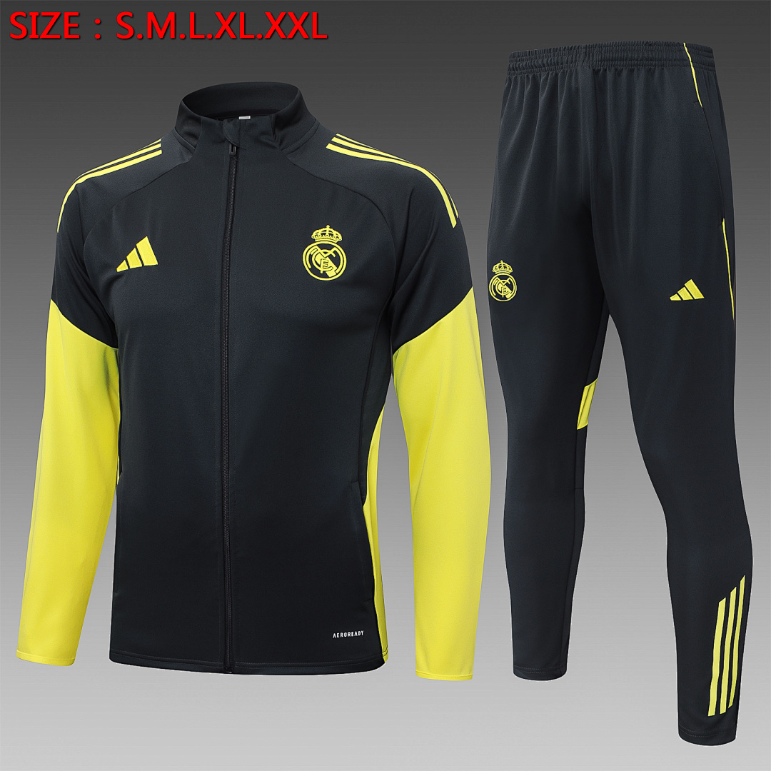 Casaco Real Madrid 2026/27 — Cinza Escuro 1