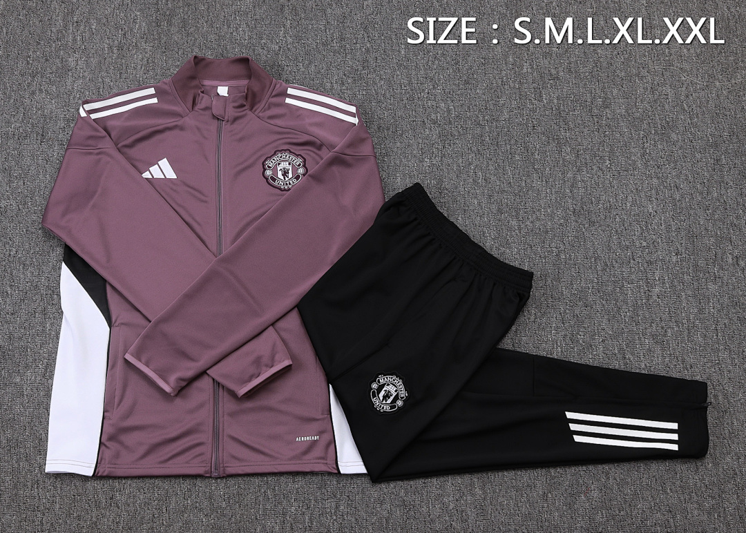 Casaco Manchester United 2026/27 — Cinza Roxo 2