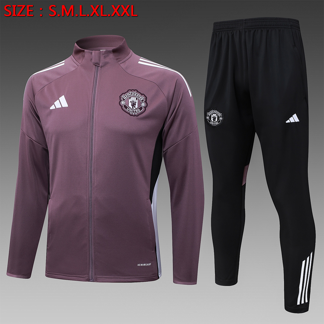 Casaco Manchester United 2026/27 — Cinza Roxo 1