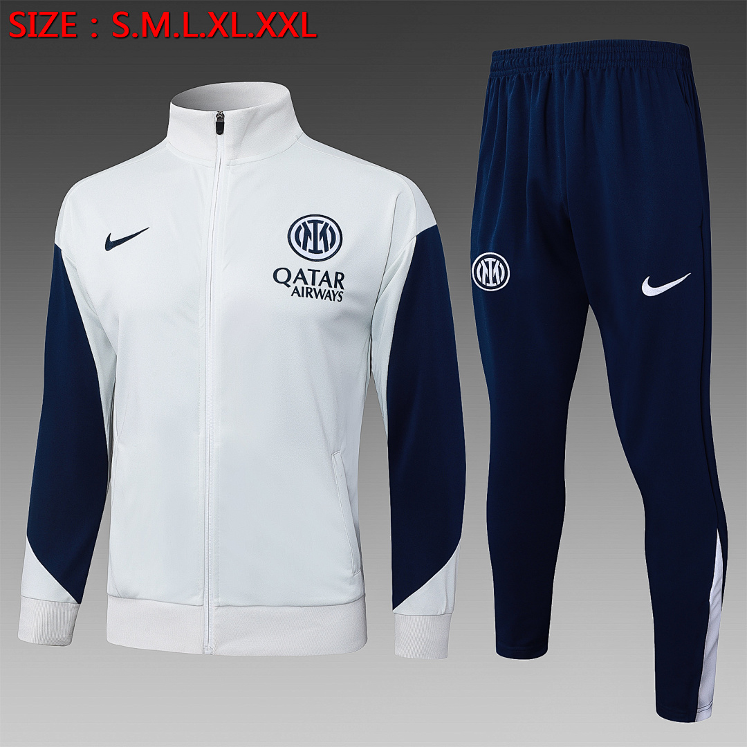 Casaco Inter Milan 2026/27 — Bege Branco 1