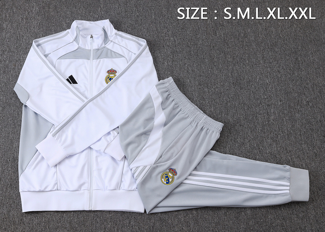 Casaco Real Madrid 2026/27 — Cinza 2