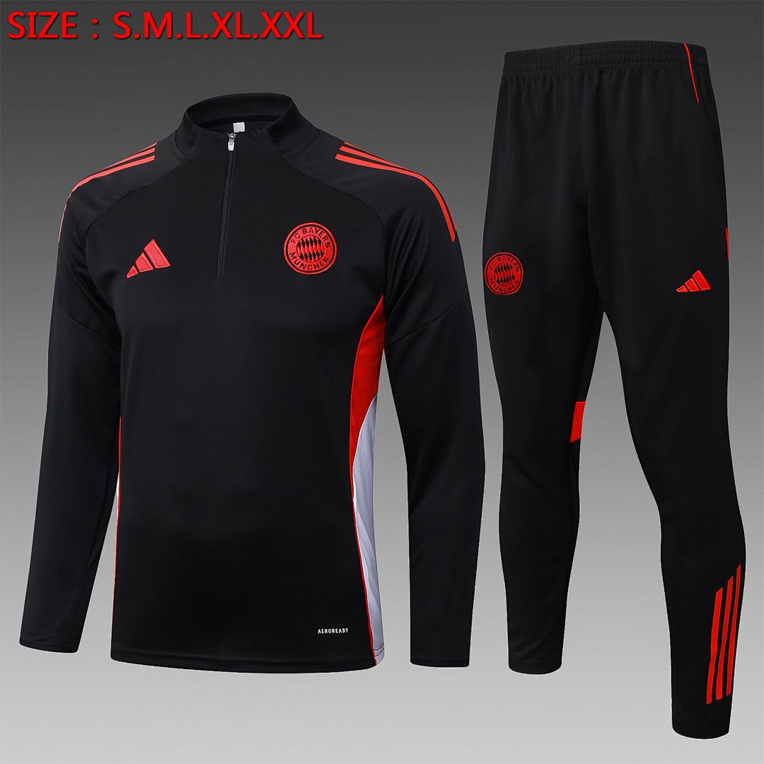 Fato de Treino Bayern Munich Manga Longa 2026/27 — Preto 1