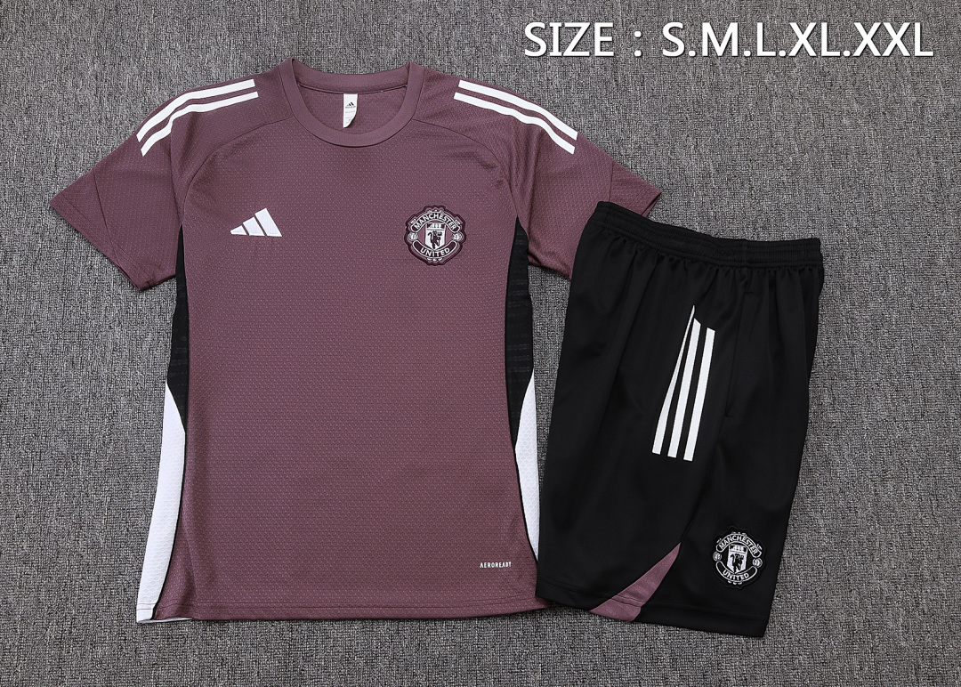 Fato de Treino Manchester United 2026/27 — Cinza Roxo 2