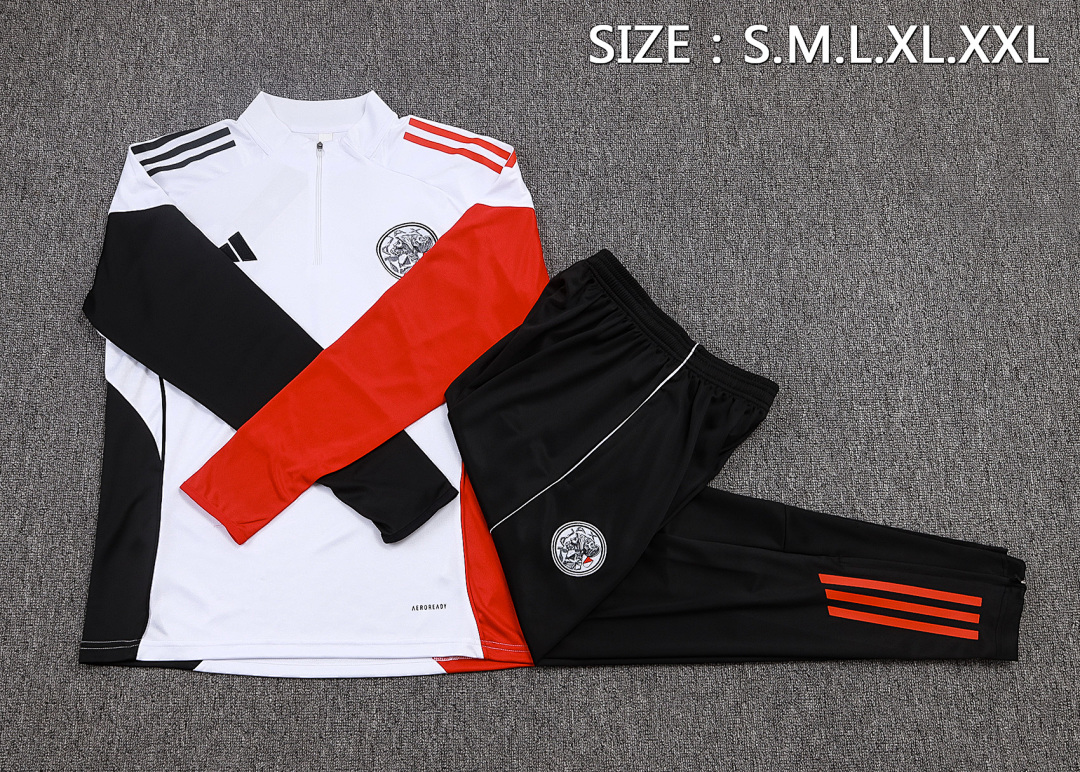 Fato de Treino Ajax Manga Longa 2026/27 — Branco 2