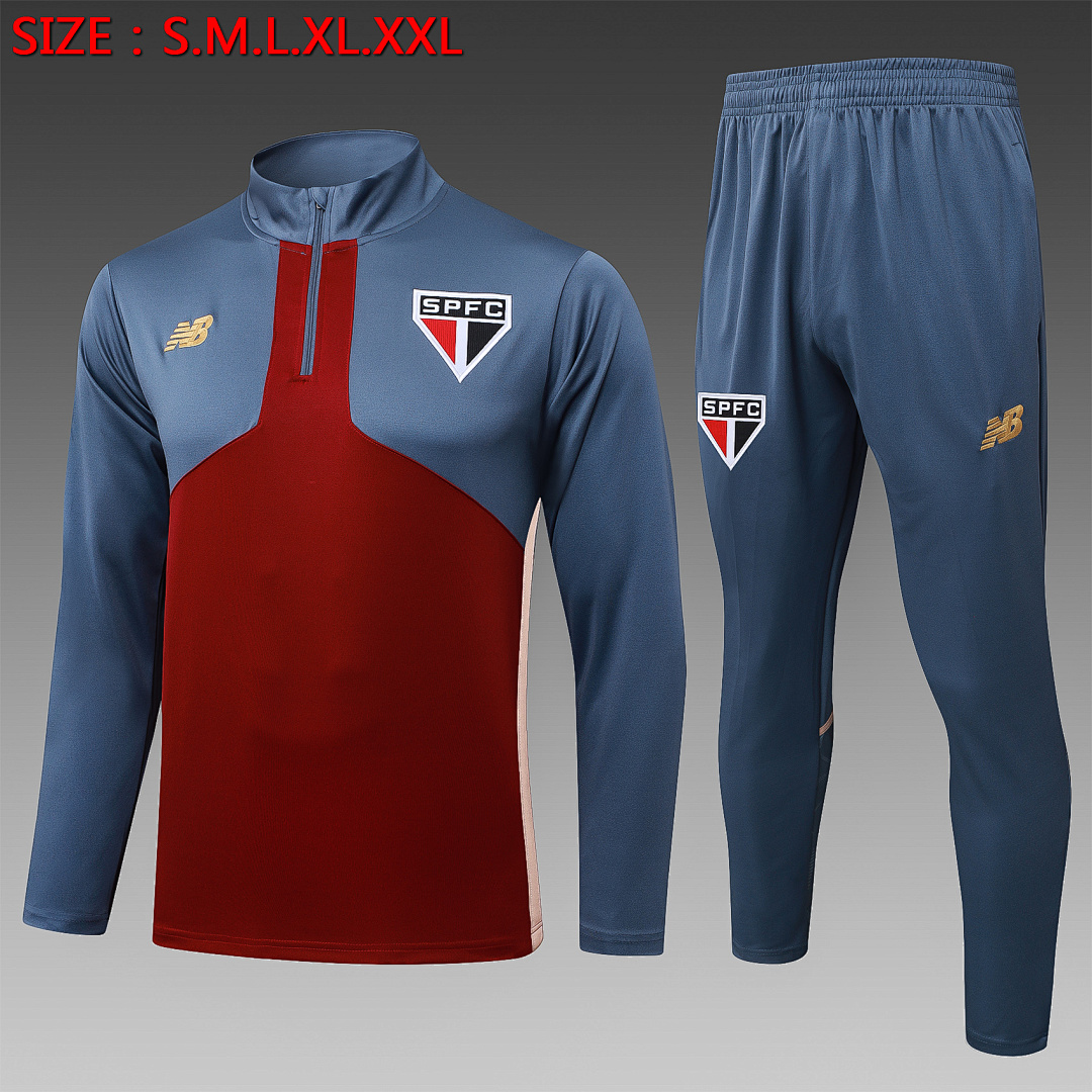 Fato de Treino Sao Paulo Manga Longa 2026/27 — Bordô 1