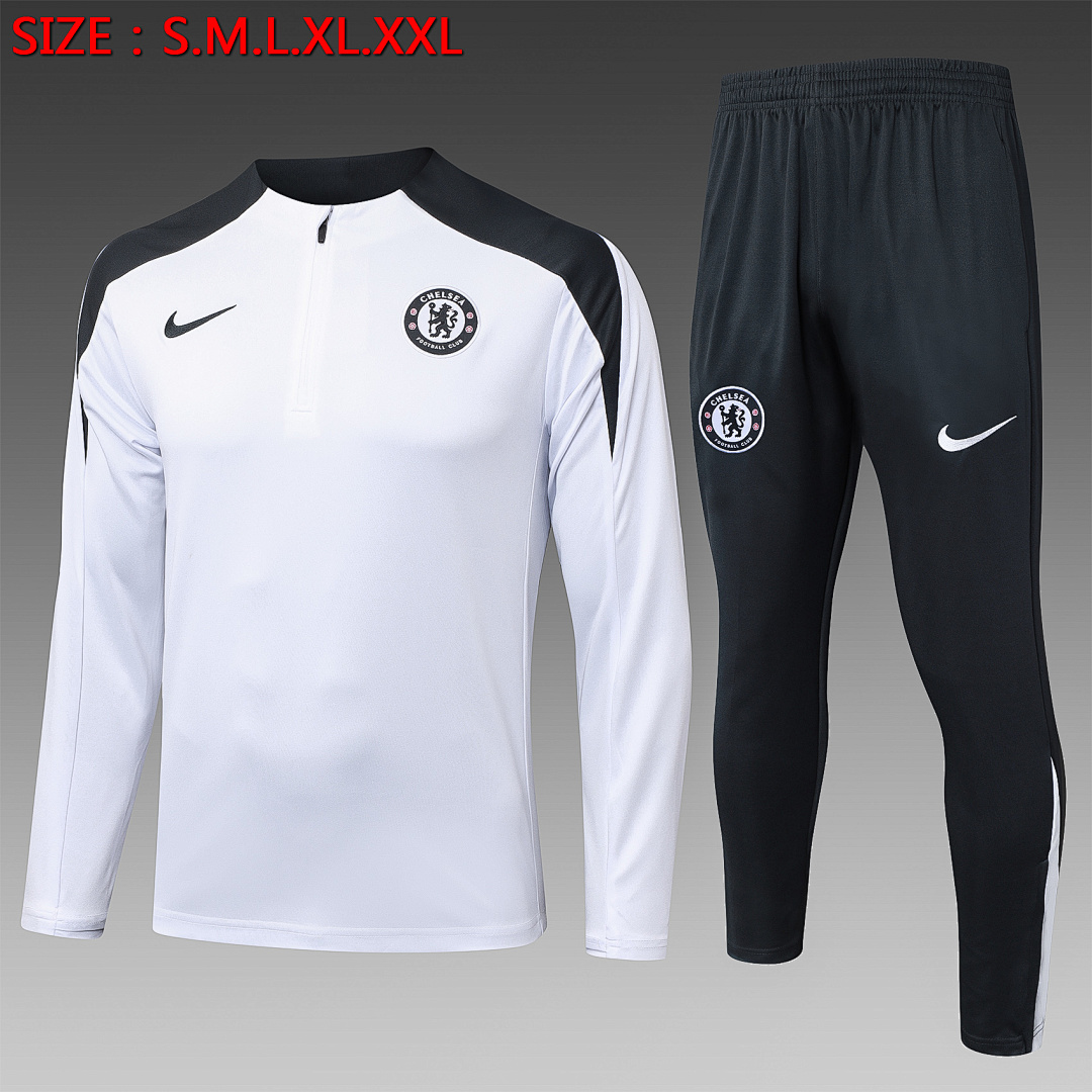 Fato de Treino Chelsea Manga Longa 2026/27 — Branco 1