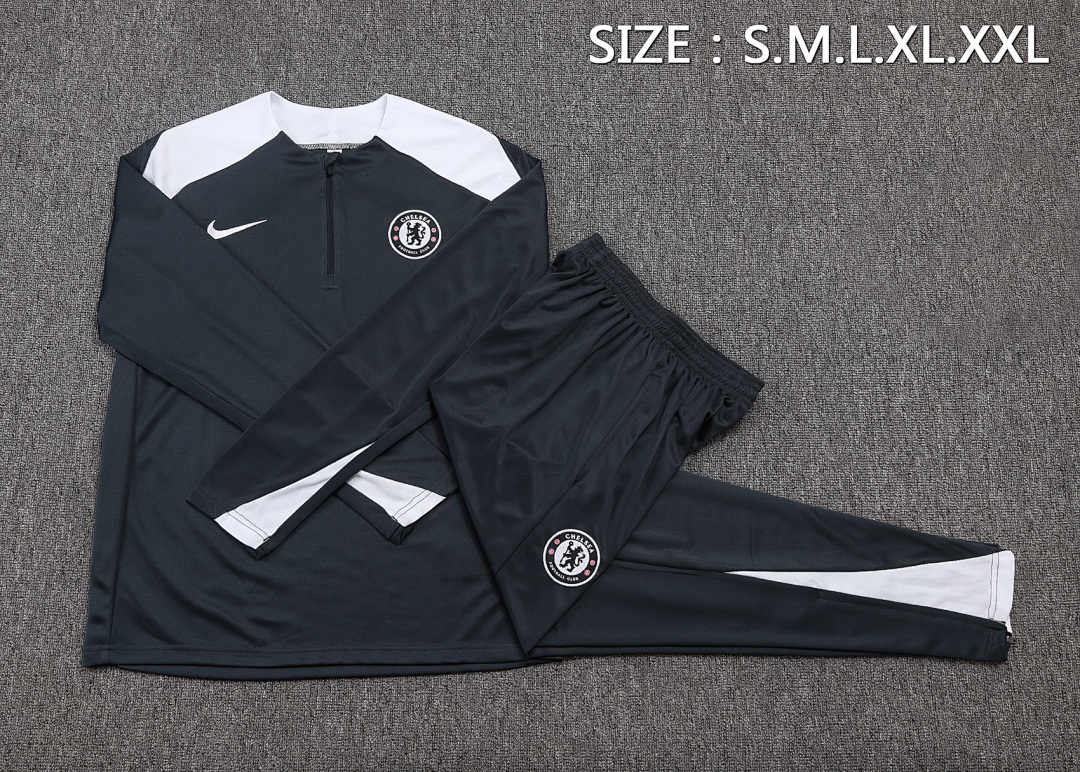 Fato de Treino Chelsea Manga Longa 2026/27 — Cinza Escuro 2
