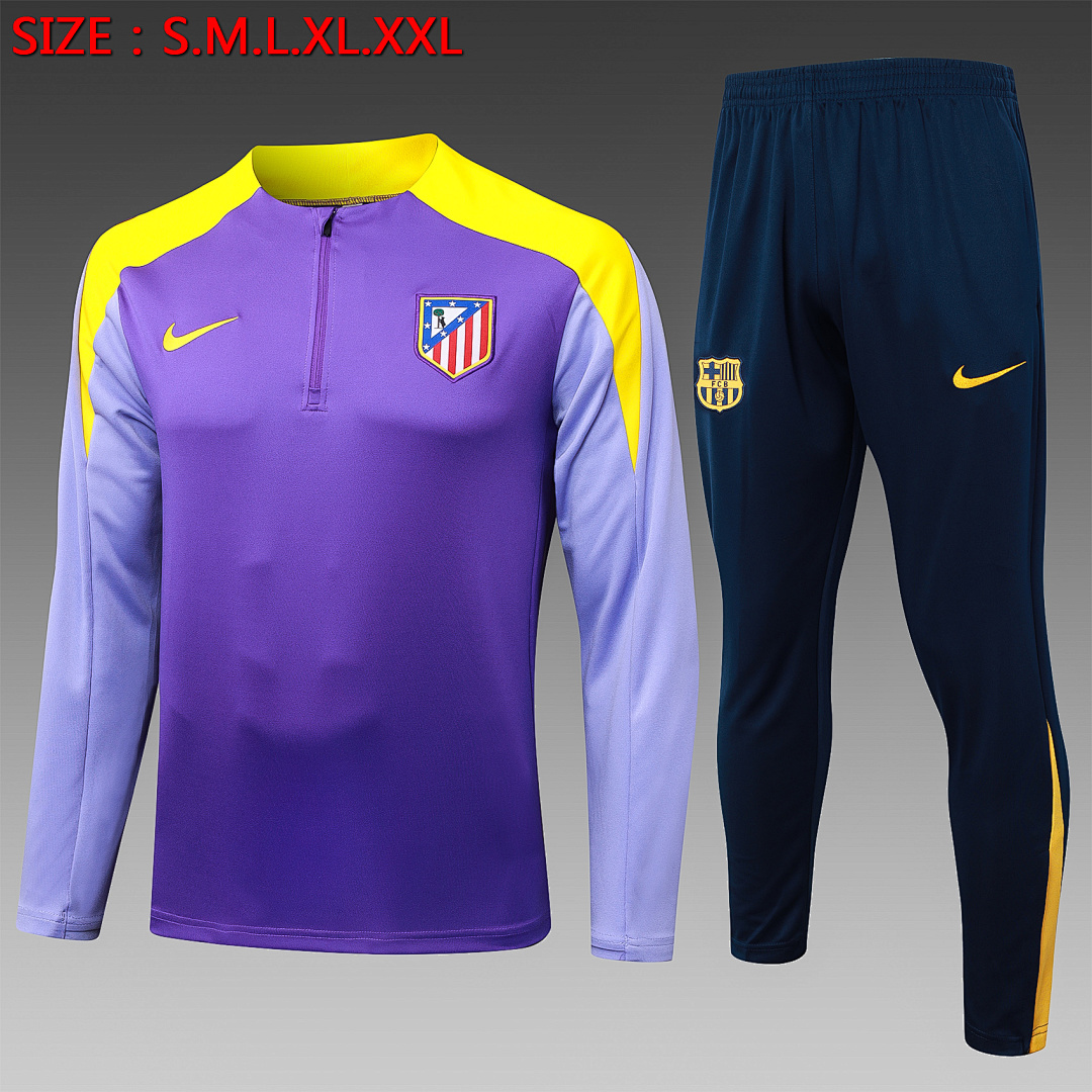 Fato de Treino Atletico Madrid Manga Longa 2026/27 — Roxo 1