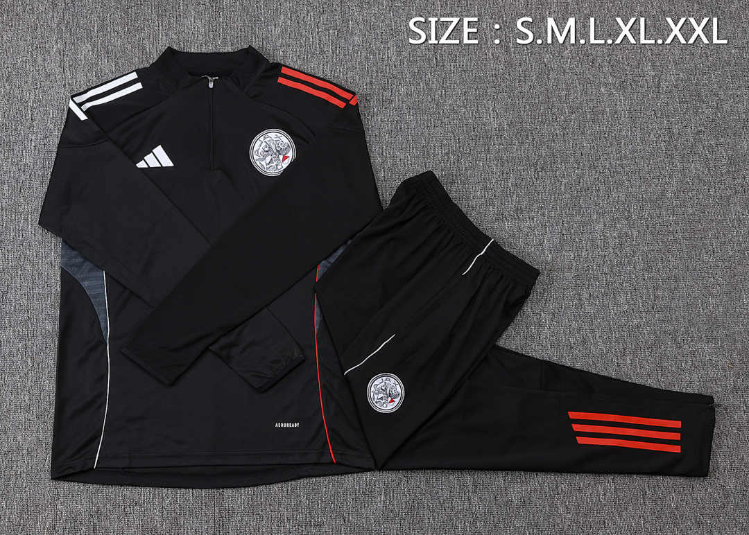Fato de Treino Ajax Manga Longa 2026/27 — Preto 2