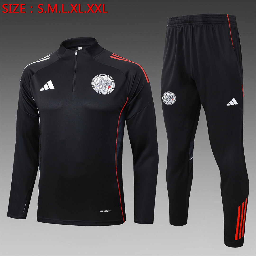 Fato de Treino Ajax Manga Longa 2026/27 — Preto 1