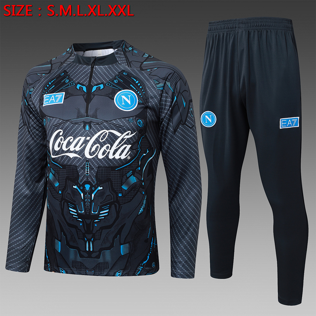 Fato de Treino Napoli Manga Longa 2026/27 — Cinza Escuro 1