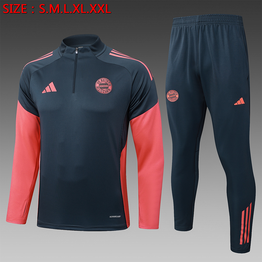 Fato de Treino Bayern Munich Manga Longa 2026/27 — Cinza 1