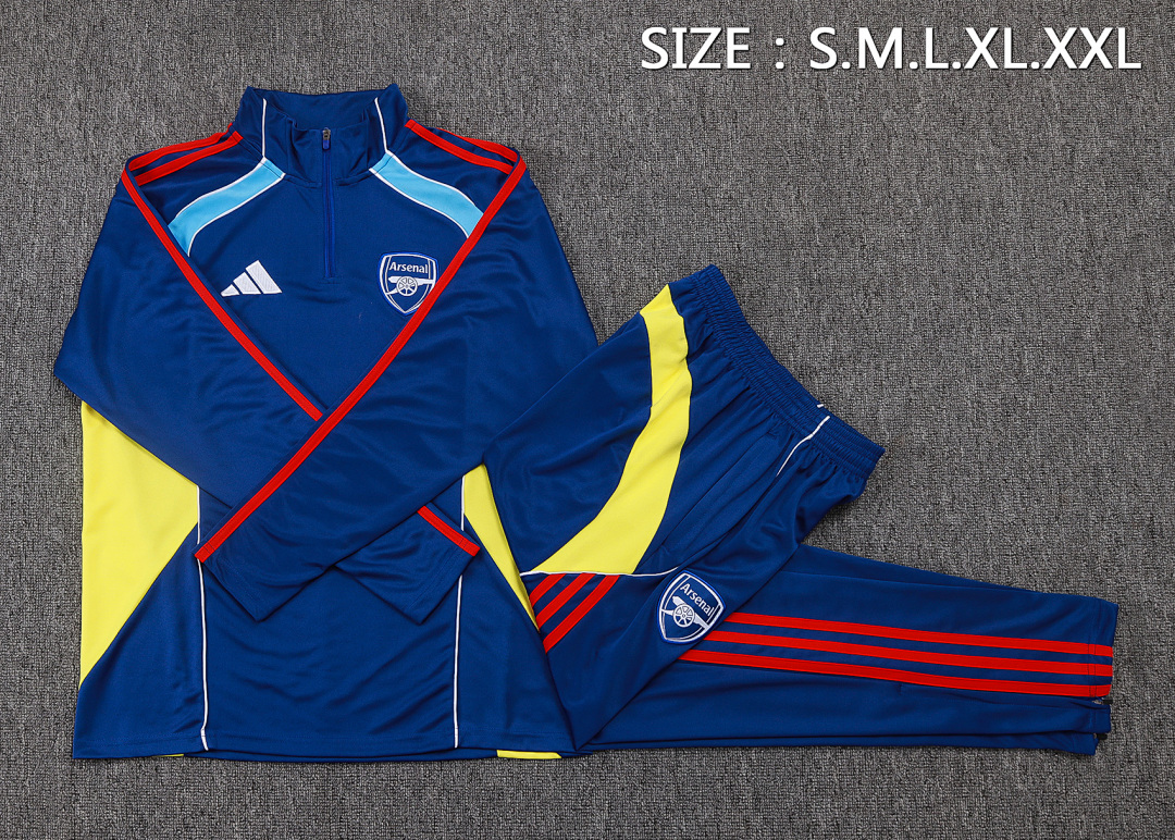 Fato de Treino Arsenal Manga Longa 2026/27 — Azul Colorido 2