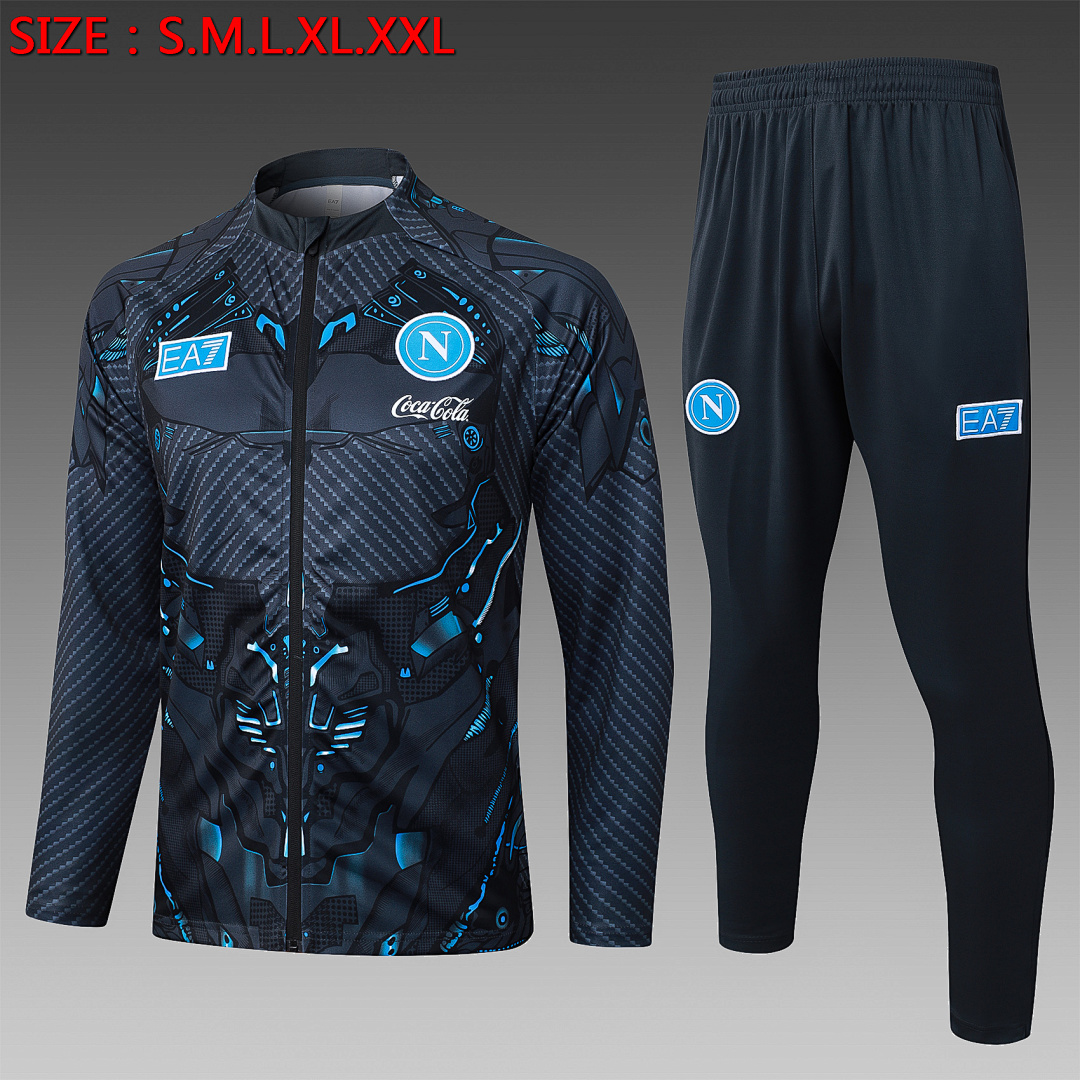 Casaco Napoli 2026/27 — Cinza Escuro 1