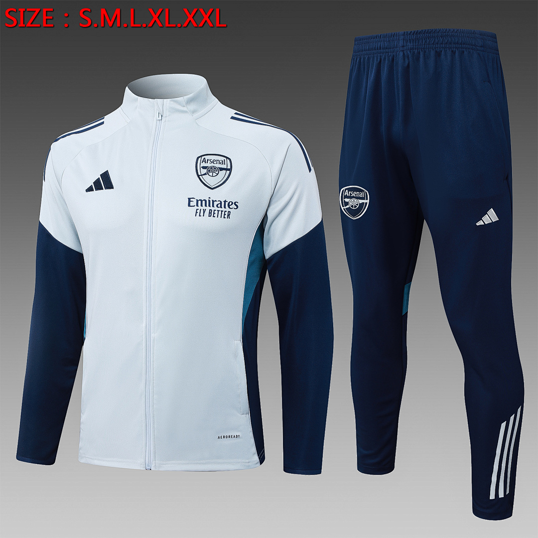 Casaco Arsenal 2026/27 — Cinza Claro 1