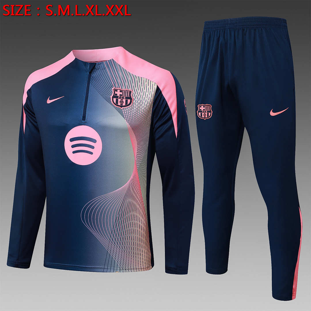 Fato de Treino Barcelona Manga Longa 2026/27 — Azul Royal 1
