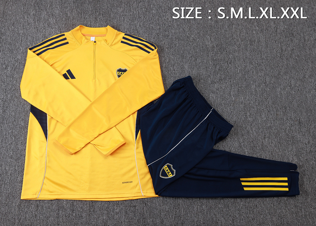 Fato de Treino Boca Juniors Manga Longa 2026/27 — Amarelo 2