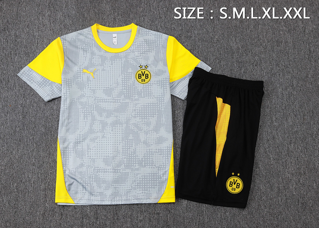 Fato de Treino Borussia Dortmund 2026/27 — Cinza Claro 2
