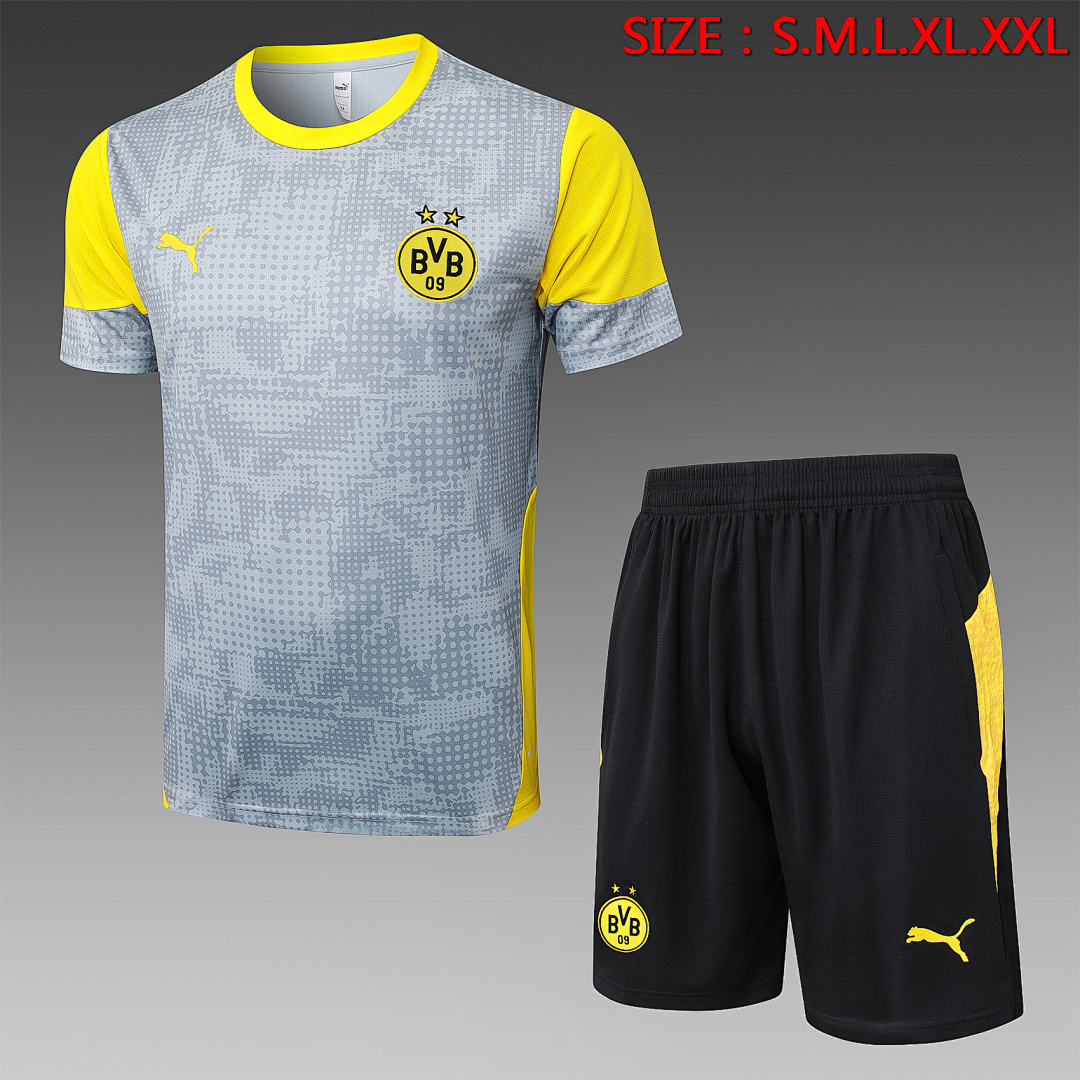 Fato de Treino Borussia Dortmund 2026/27 — Cinza Claro 1