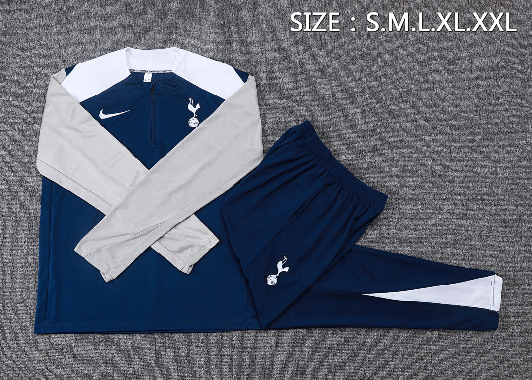 Fato de Treino Tottenham Manga Longa 2026/27 — Azul Royal 2