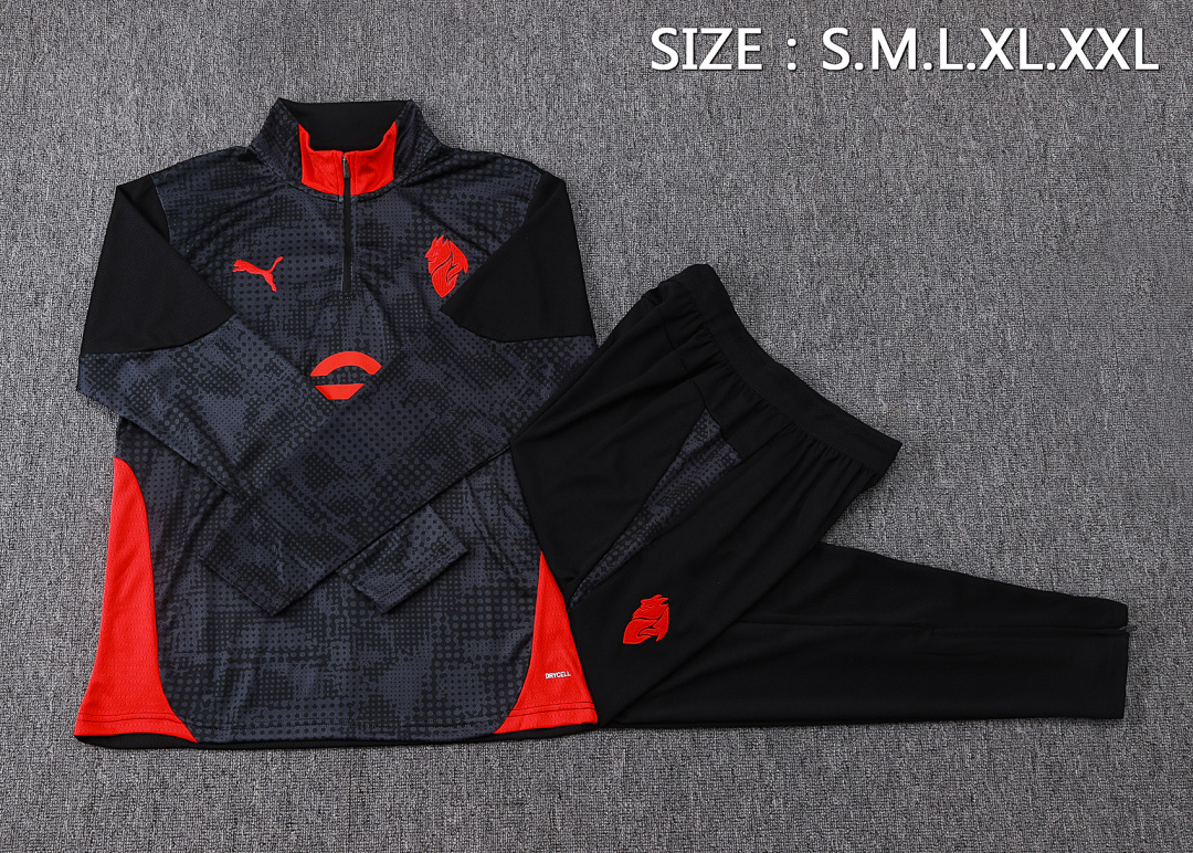 Fato de Treino AC Milan Manga Longa 2026/27 — Preto 2