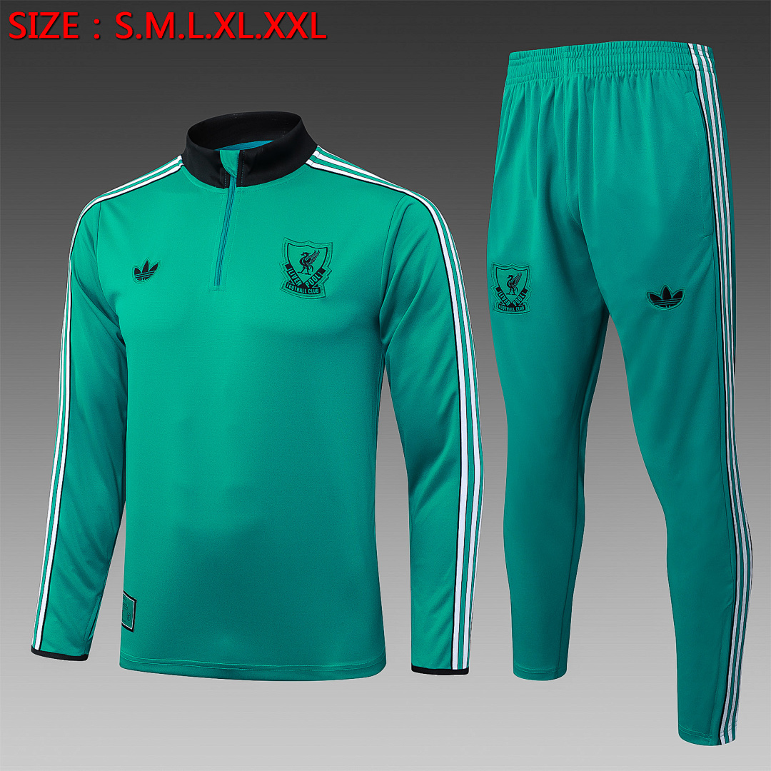 Fato de Treino Liverpool Manga Longa 2026/27 — Verde 1