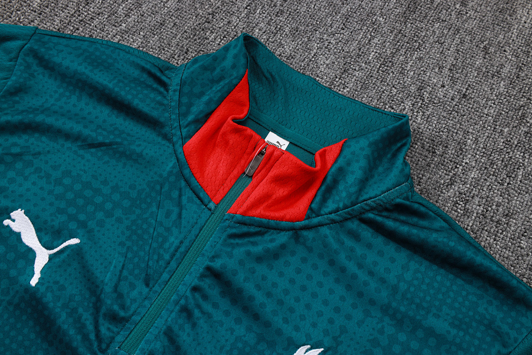 Fato de Treino AC Milan Manga Longa 2026/27 — Verde Escuro 9