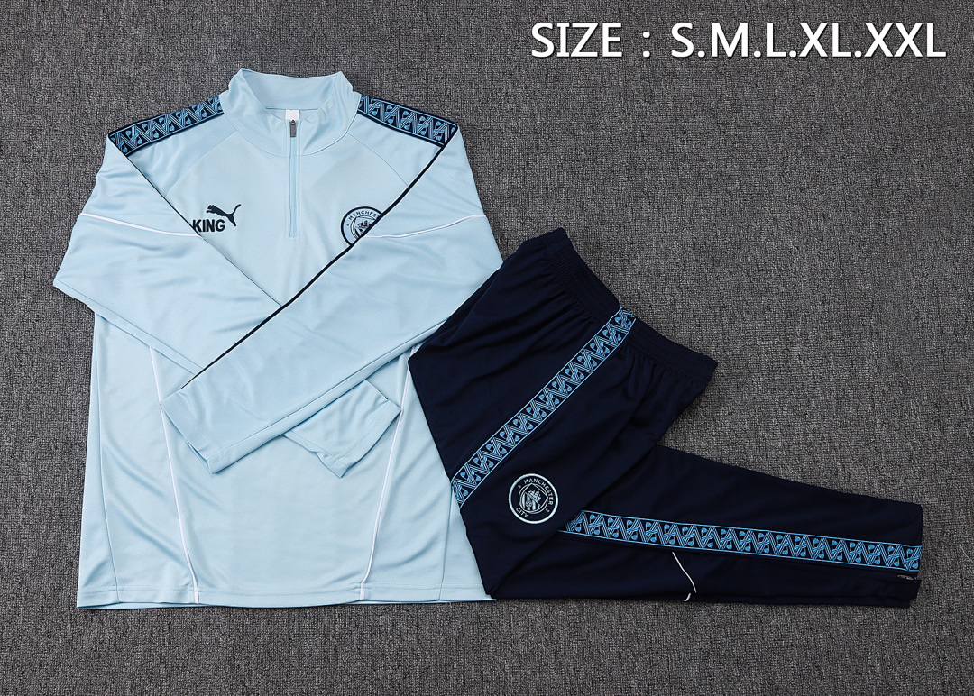 Fato de Treino Manchester City Manga Longa 2026/27 — Azul Claro 2