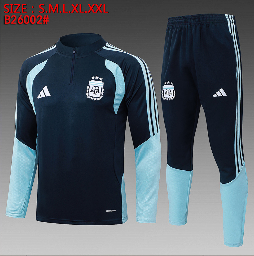 Fato de Treino Seleção da Argentina Manga Longa 2026/27 — Azul Royal 1