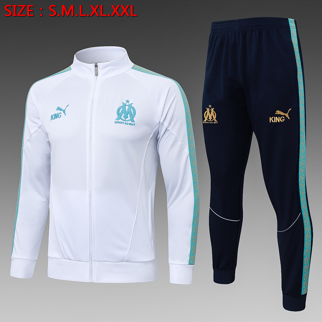 Casaco Marseille 2026/27 — Branco 1