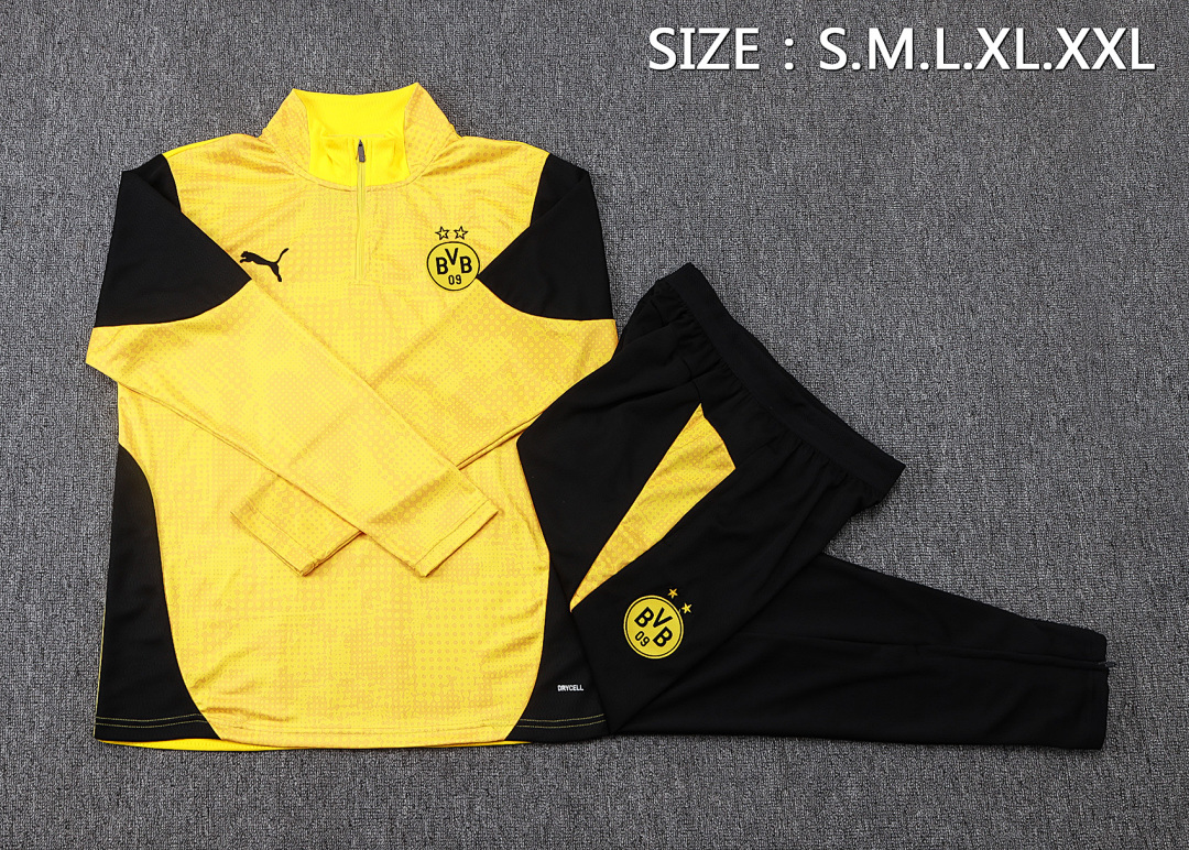 Fato de Treino Borussia Dortmund Manga Longa 2026/27 — Amarelo 2