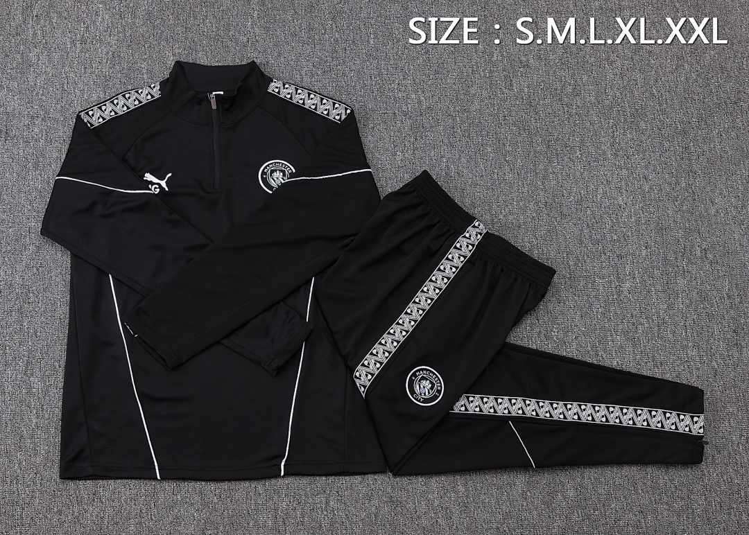 Fato de Treino Manchester City Manga Longa 2026/27 — Preto 2