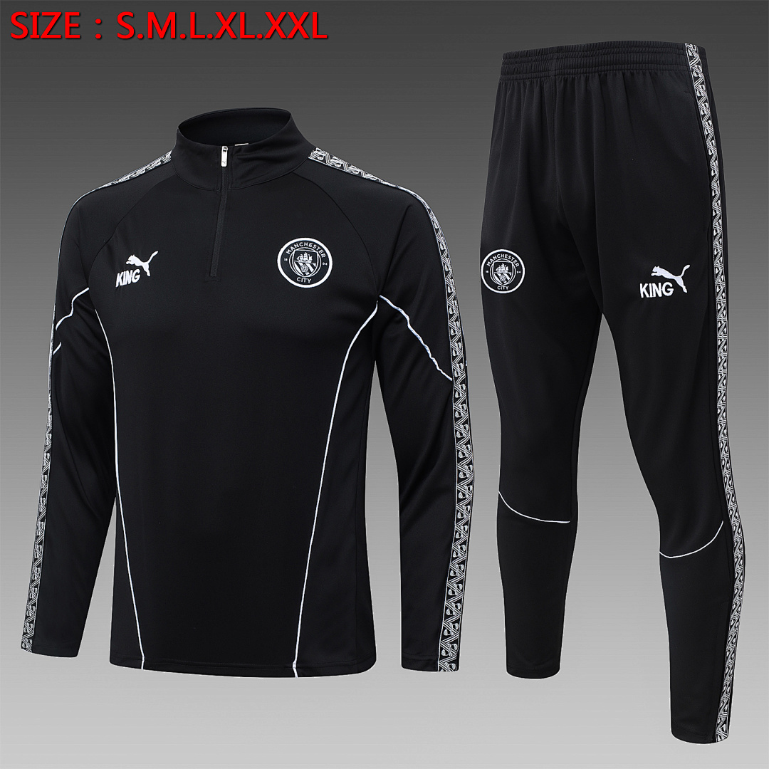Fato de Treino Manchester City Manga Longa 2026/27 — Preto 1