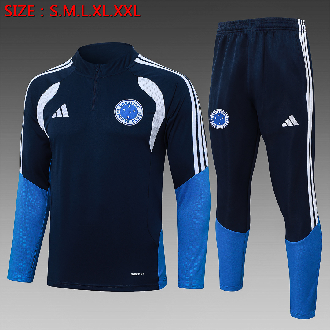 Fato de Treino Cruzeiro Manga Longa 2026/27 — Azul Royal 1