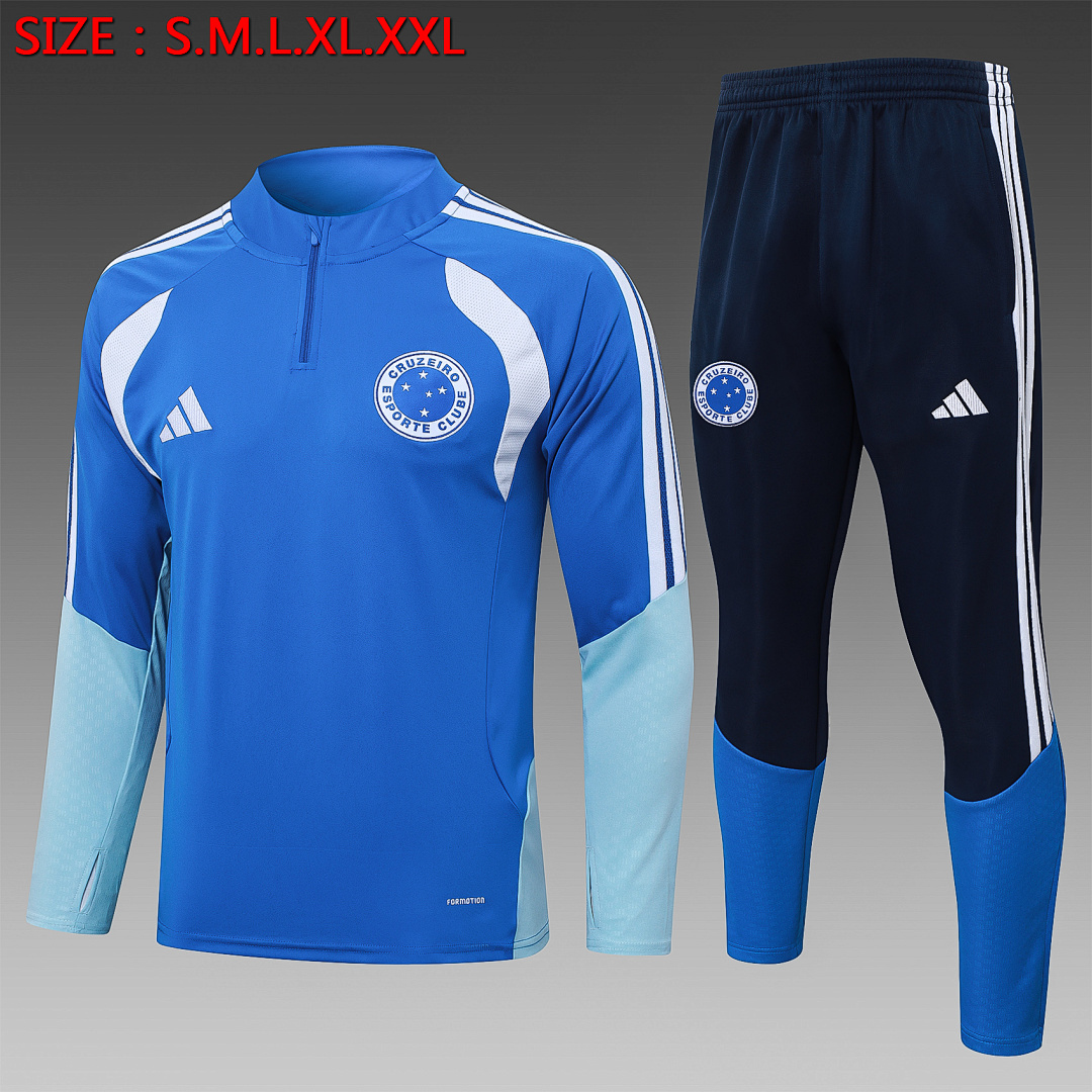 Fato de Treino Cruzeiro Manga Longa 2026/27 — Azul Colorido 1