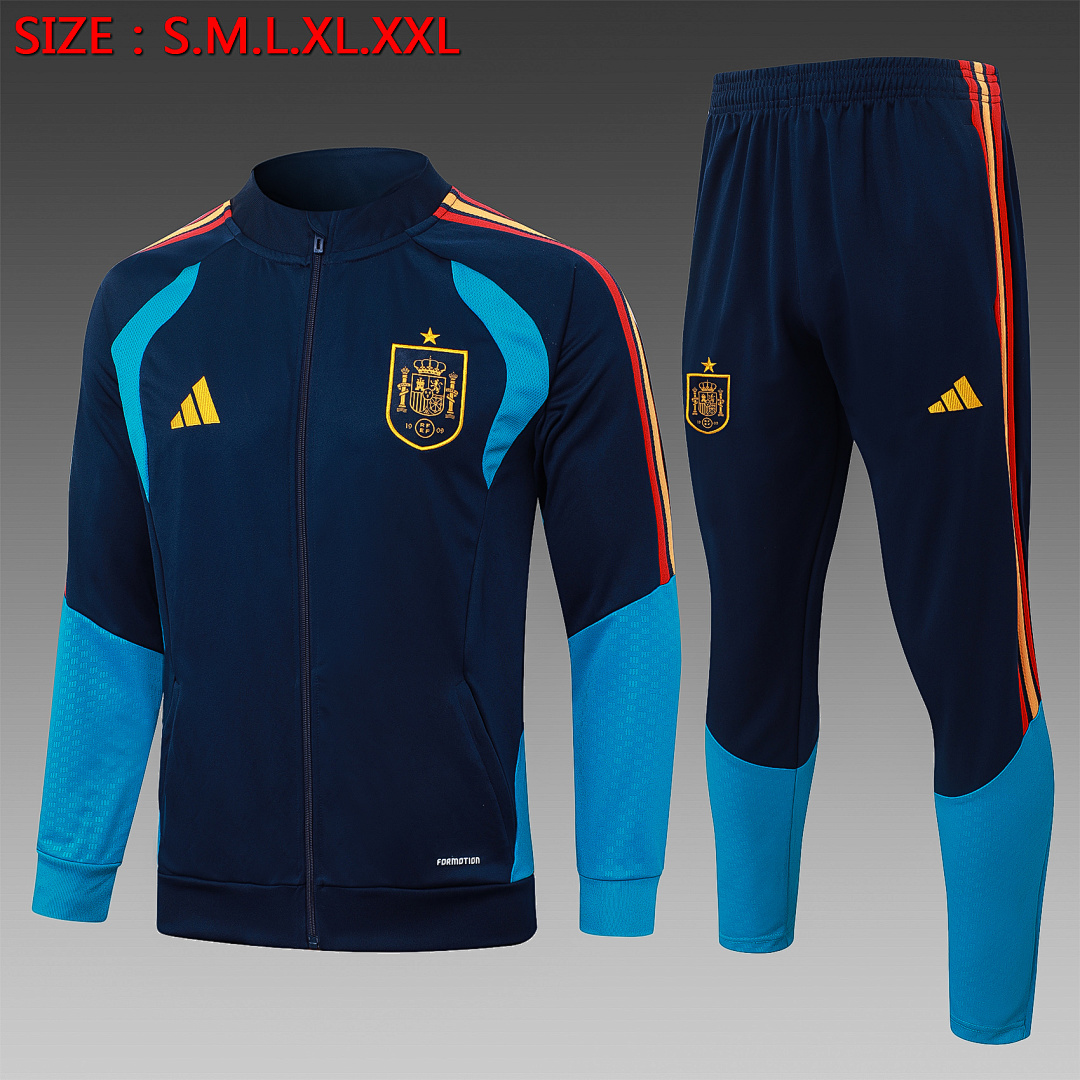 Casaco Seleção da Espanha 2026/27 — Azul Royal 1