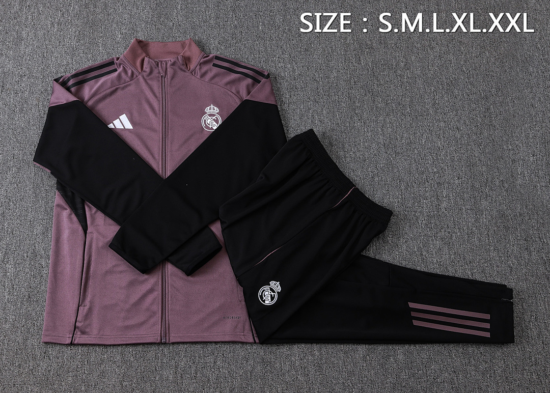 Casaco Real Madrid 2026/27 — Cinza Roxo 2