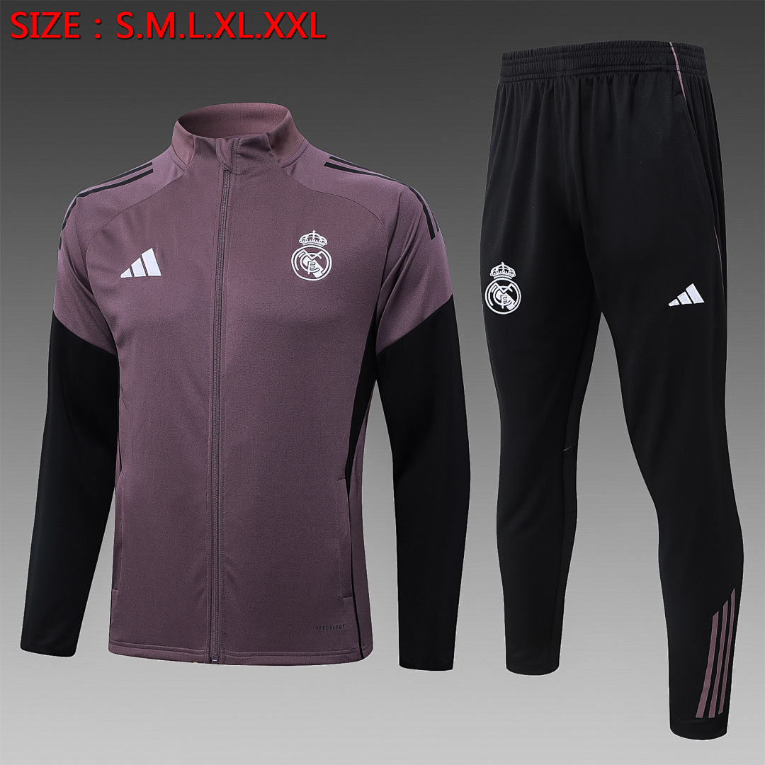 Casaco Real Madrid 2026/27 — Cinza Roxo 1
