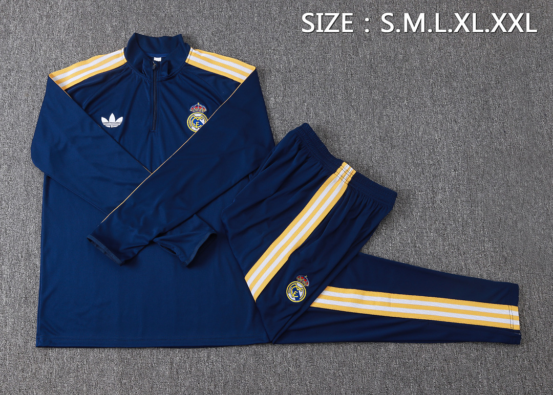 Fato de Treino Real Madrid Manga Longa 2026/27 — Azul Royal 2
