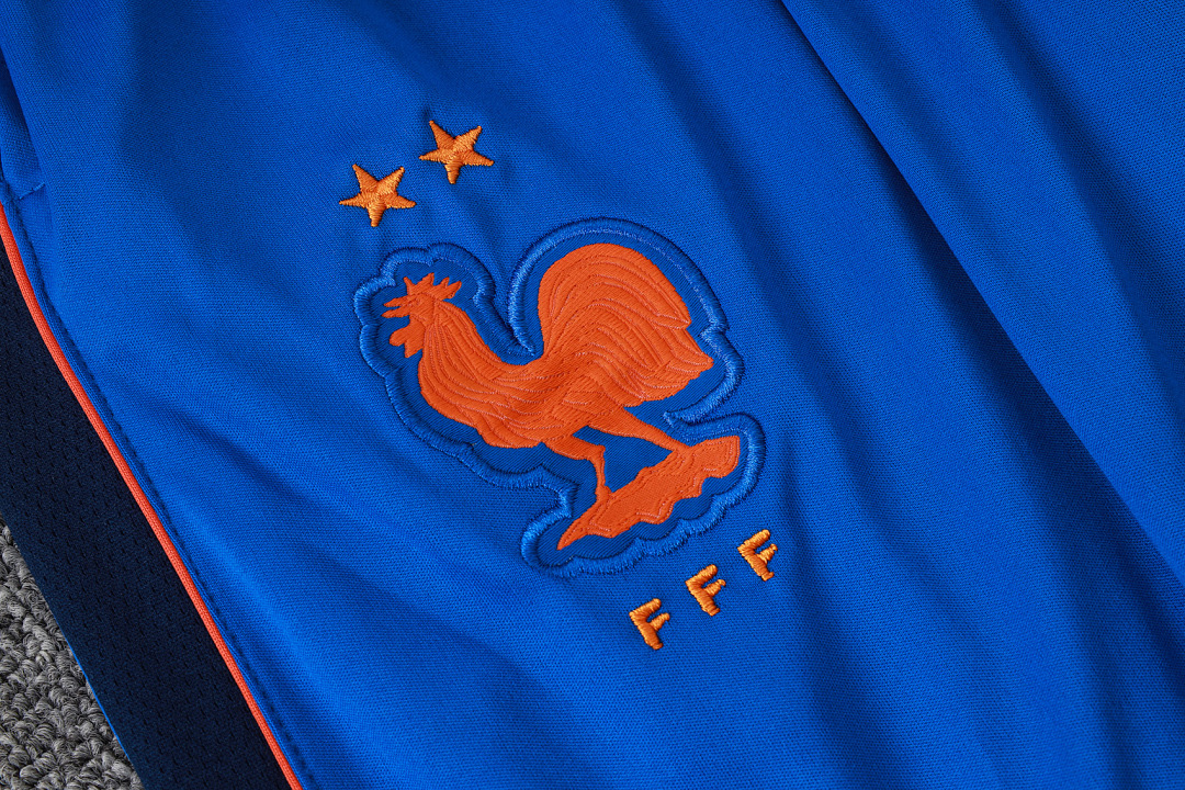 Fato de Treino Seleção da França Manga Longa 2026/27 — Azul Colorido 10
