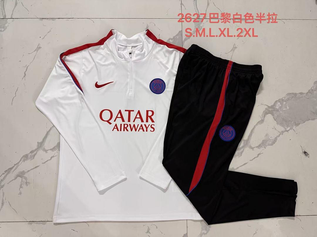Fato de Treino PSG Manga Longa 2026/27 — Branco 1